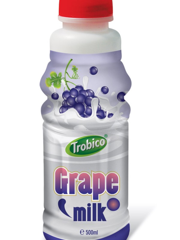 500ml PP Bottle Grape Milk